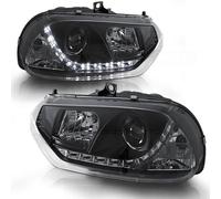Tuning Tec Luz Diurna LED Diseño Faro Compatible con Alfa Romeo 156 97-03 Negro