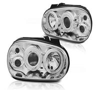Tuning Tec Scheinwerfer CCFL Angel Eyes Combo Para VW Golf 4 97-03 Cromado
