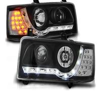 Tuning Tec Scheinwerfer LED Luz Diurna Para VW T4 1990-2003 Negro LED