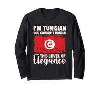 Tunisia Flag Proud Elegant Tunisian Boyfriend Girlfriend Manga Larga