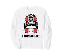 Tunisian Girl Tunisia Bandera Nacional Espíritu Favorito Cheer Sudadera