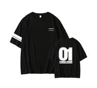 Tunnel Vision Album Sign Camiseta Worldtour Camiseta Estampada Algodón High Street Daily Shirt(B.Black,2XL)