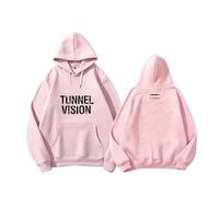 Tunnel Vision Album Sudadera con Capucha worldtour Poster Sudadera Unisex de algodón for Uso Diario(A Pink,XXL)