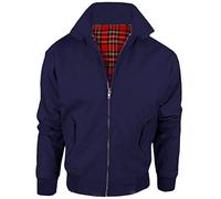 tunni Harrington - Chaqueta vintage para adultos, unisex, para hombre, mujer, Harrington Classic Retro Scooter de los años 70, azul marino, M