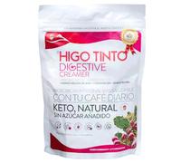 Tuno Canarias HIGO TINTO Digestive Creamer | Con Higo Tinto Bio, Probióticos, Prebióticos, Coenzima Q10 y Hongos Medicinales | Mejora Digestión y Bienestar | Ideal para añadir al café y desayuno