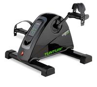 Tunturi Cardio Fit M50 Mini Bicicleta de apartamento con Motor eléctrico/Pedal, Entrenamiento de Brazos y piernas/Mini Bicicleta/Entrenador de Movimiento para Personas Mayores con Pantalla LCD Negro