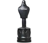 Tunturi Boxdummy - Saco de boxeo de pie para adultos, altura regulable hasta 180 cm, con pie rellenable de arena, incluye aplicación de fitness gratuita