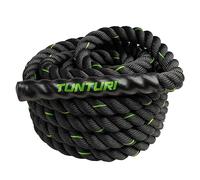 Tunturi-Fitness Functional Cuerda para Batalla, Unisex Adulto, Negro, 9 m
