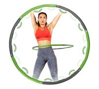 Tunturi-Fitness Hula Hoop Aro para Deportes, Unisex Adulto, Verde, 1.8 kg