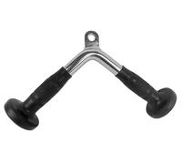 Tunturi Home Gym Accessories Barra Triceps con Agarres de Caucho, Unisex Adulto, Plateado, Única
