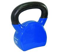Tunturi Kettlebells Pesa Rusa Vinilo 12kg, Azul, Unisex Adulto, Blue, 1