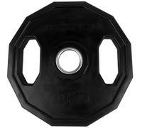 Tunturi Weight Plates Disco Olímpico Goma 10kg, Una Unidad, Unisex Adulto, Black, 1