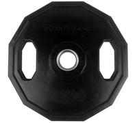 Tunturi Weight Plates Disco Olímpico Goma 15kg, Una Unidad, Unisex Adulto, Black, 1