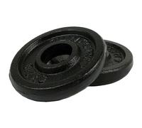 Tunturi Weight Plates Discos Pesas 0,5kg (Juego 2 Unidades), Unisex Adulto, Black, 1