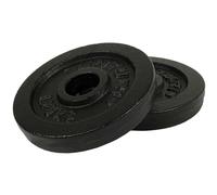 Tunturi Weight Plates Discos Pesas 1,25kg (Juego 2 Unidades), Unisex Adulto, Black, 1