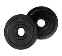 Discos con Caucho Tunturi 30 mm - 0.5kg Par