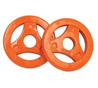 Tunturi Weight Plates Discos Pesas, Unisex Adulto, Naranja, 0.5 kg