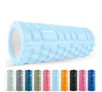 Tunturi Yoga Grid Foam Roller 33 cm azul claro