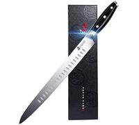 TUO Rebanar Cuchillo de Trinchar 30cm Cuchillo Rebanador Carne Cuchillo de Cocina Alemán de Acero Inoxidable con Caja de Regalo-Black Hawk Series
