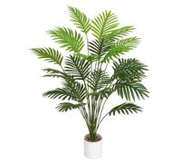 Tuocal Planta artificial grande de areca de 28 pulgadas, palmera falsa en maceta, planta sintética alta para decoración de interiores y exteriores, hogar, jardín, oficina