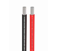 TUOFENG Cable eléctrico de calibre 10 Cable de silicona 10 AWG [10 m negro y 10 m rojo] Flexible de alambre de cobre estañado Cable
