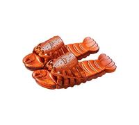 TUOJINRUIDA Zapatillas de estar por casa para hombre, Langosta Rojo, 40/41 EU