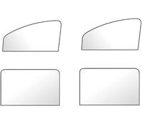 Tuokay 4 Pcs Parasol para Ventanas Laterales de Coche, Cortinas Magnéticas de Privacidad para la Ventana del Coche, 100% Bloquean la Luz, para Dormir Bebé, Camping UV y Protección de la Privacidad