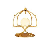 Tuokend Soporte de metal con forma de torre de joyería para el pelo, tiara-corona