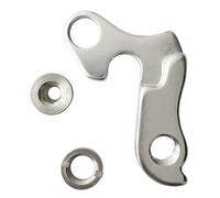 TUOKLNC Percha de desviador MTB de aleación de aluminio | Mecanizado CNC para bicicletas de montaña - Adaptador convertidor de gancho trasero de repuesto directo para cambio preciso