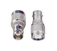 TUOLNK Adaptador coaxial BNC a TNC TNC macho a BNC hembra conector coaxial RF para Cable de extensión de antena Wifi 2 uds