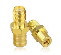 TUOLNK Adaptador SMA a SMB SMB Hembra a SMA Hembra Conector coaxial para Cable Coaxial Antena de Radio 2 Piezas