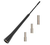 TUOLNK Antena Universal de Repuesto para Coche, Antena Radio Coche, Am/FM/Dab, con Tornillos M4, M5 y M6, 9inch(23cm)