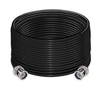 TUOLNK Cable de Extensión BNC RG58 Macho a Macho 49,2 Pies (15 M) - Cable Coaxial para Radio Bidireccional, CB, Antena Wifi, Walkie Talkie