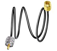 TUOLNK Cable de extensión SMA a UHF RG58 3.3 pies (1M) SMA macho a SO239 PL259 Cable flexible de antena WiFi PL-259 Cable de ensamblaje coaxial RF para radio CB Radioaficionado