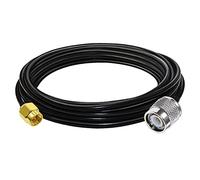 TUOLNK Cable de extensión tnc a sma 16,4 pies (5M) adaptador coaxial RF 50 ohmios para dispositivos LAN inalámbricos
