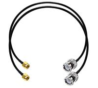TUOLNK Cable de puente BNC a SMA Enchufe macho BNC a SMA Cable de extensión macho RG58 (1.64pies)