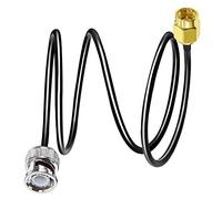 TUOLNK Cable de puente BNC a SMA Enchufe macho BNC a SMA Cable de extensión macho RG58 (3.3 pies)