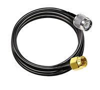 TUOLNK Cable SMA a TNC RG58 Enchufe macho SMA a TNC Cable de extensión de baja pérdida macho 6,6 pies (2M) TNC a SMA Cable adaptador coaxial RF 50 ohmios para dispositivos LAN inalámbricos