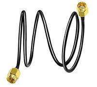 TUOLNK Cable SMA RG58 SMA macho a RP-SMA macho Cable de extensión de antena 3.3ft SMA macho enchufe a polaridad inversa SMA macho cable flexible para dispositivo de red inalámbrica