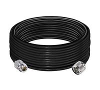 TUOLNK Cable tipo N RG58 32.8ft (10M) N macho a N hembra Cable de extensión de baja pérdida y alta frecuencia N Cable macho a hembra negro para enrutador Wifi Antena 3G 4G LTE