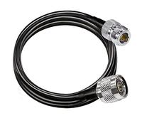 TUOLNK Cable tipo N RG58 6.6ft (2M) Conector N Macho a N Hembra Cable de extensión Cable N de baja pérdida Macho a hembra Cable de puente negro para enrutador Wifi Antena 3G 4G LTE