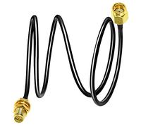 TUOLNK RP SMA Cable RG58 3.3 pies (1M) Polaridad inversa SMA Hembra a macho Cable de extensión Cable SMA 50ohm para radio RF Antena WiFi Antena GPS de baja pérdida Cable coaxial