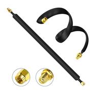 TUOLNK SMA - Cable plano plano para ventana SMA macho a hembra F1,37 30 cm, para antena Lte, 2 unidades