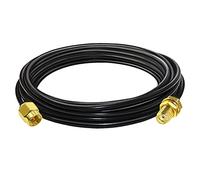 TUOLNK SMA macho a SMA hembra Cable coaxial RG58 Cable de extensión de antena WiFi 5M (16,4 pies) 2G 3G 4G LTE Cable coaxial RF de baja pérdida