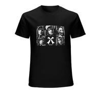 TuoMilky Band-Maid Fashionable Unisex 100% Cotton Short-Sleeve T-Shirts Black XXL