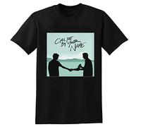 TuoMilky Call Me by Your Name Streetwear Anime Tops Unisex 100% Cotton Short-Sleeve T-Shirts Black L