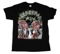 TuoMilky Cerebral Fix Life Sucks and Then You Die Death Thrash Acrophet Unisex O-Neck 100% Cotton Short-Sleeve T-Shirts Black XXXL