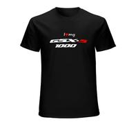 TuoMilky I Love my Gsx S 1000 Moto I (Heart) my Gsx-S 1000 Unisex 100% Cotton Short-Sleeve T-Shirts Black S