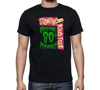 TuoMilky Klub Foot Psychobilly Meteors Guana Batz Demented Are Go Unisex 100% Cotton Short-Sleeve T-Shirts Black XXL