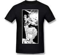 TuoMilky Legend of The Galactic Heroes Yang Wenli Reinhard Anime Ofertas Unisex 100% Cotton Short-Sleeve T-Shirts Black XL
